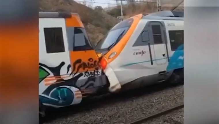 coliziune trenuri spania