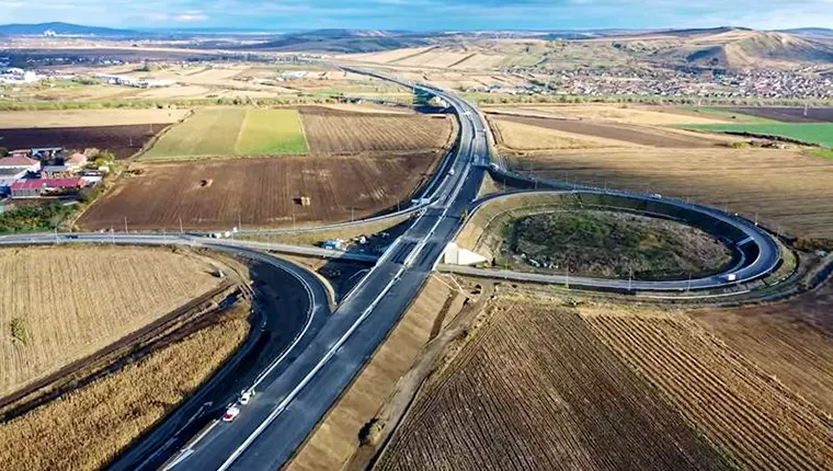 nodul rutier chetani autostrada transilvania