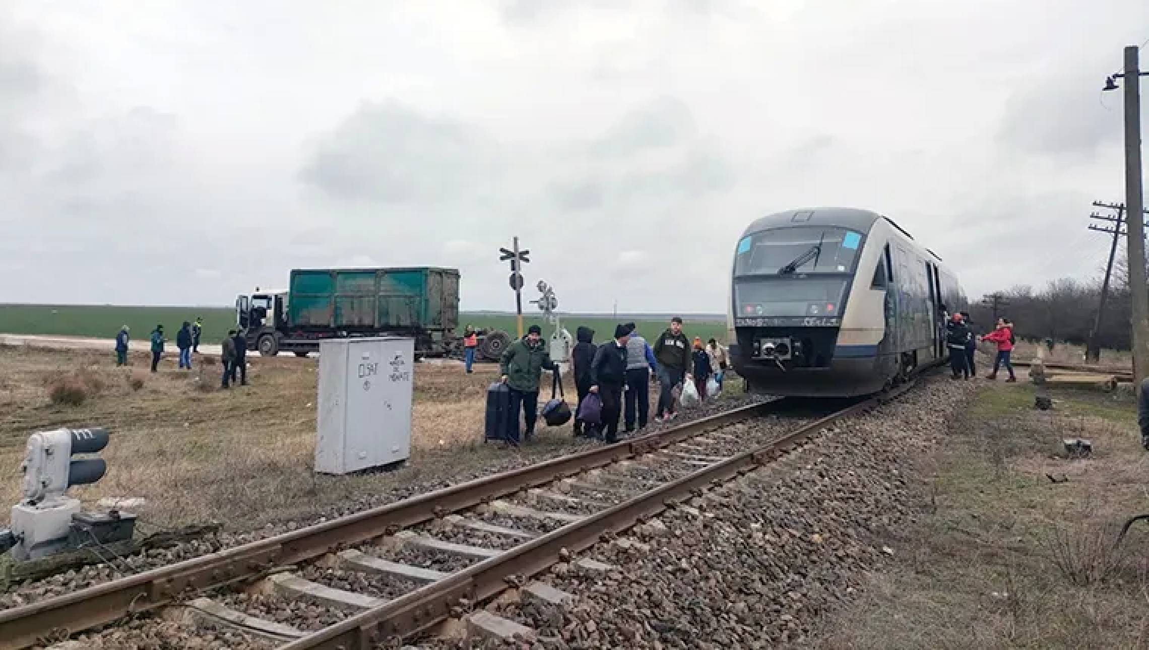 Accident feroviar la Bălteni